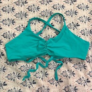 Vibrant Teal Bikini Top